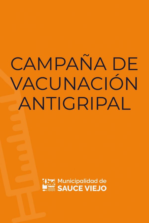 Campaña de vacunación antigripal en Sauce Viejo