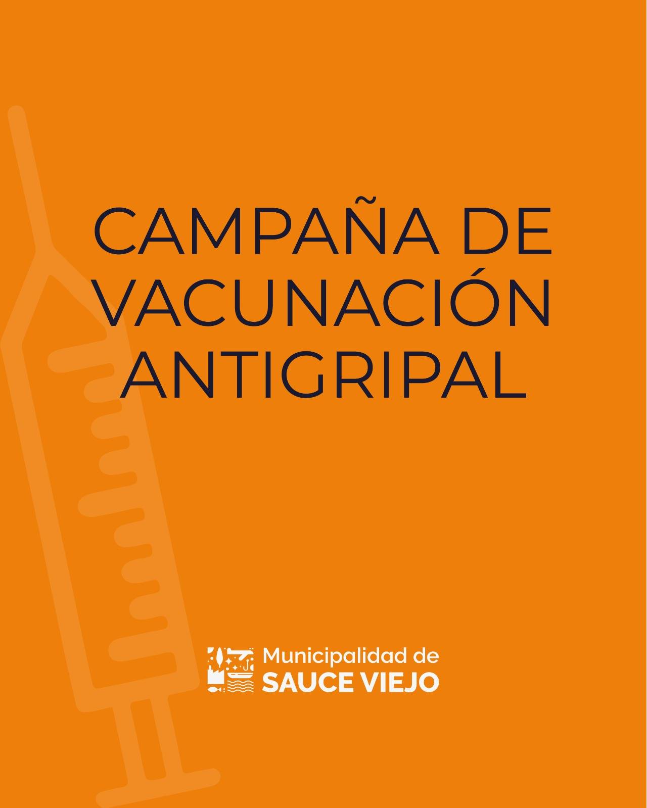 Campaña de vacunación antigripal en Sauce Viejo
