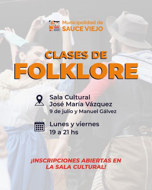 INSCRIPCIONES ABIERTAS: CLASES DE FOLKLORE