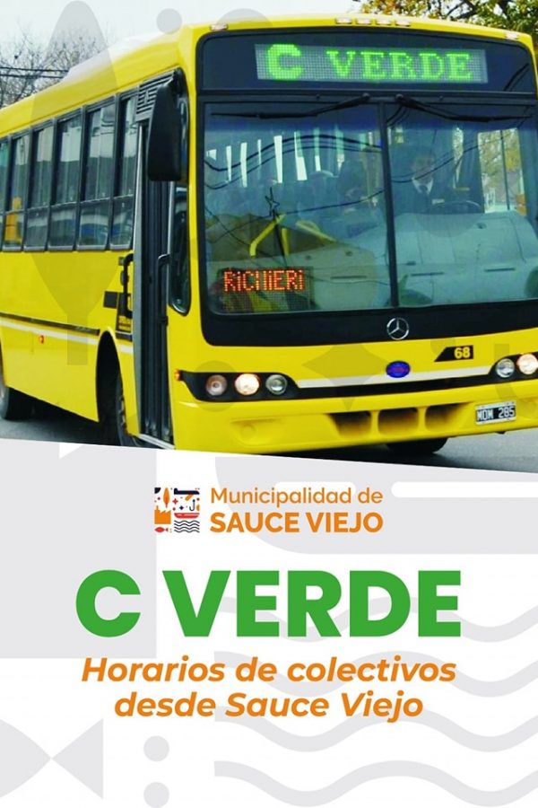 Horarios de Línea C Verde desde Sauce Viejo