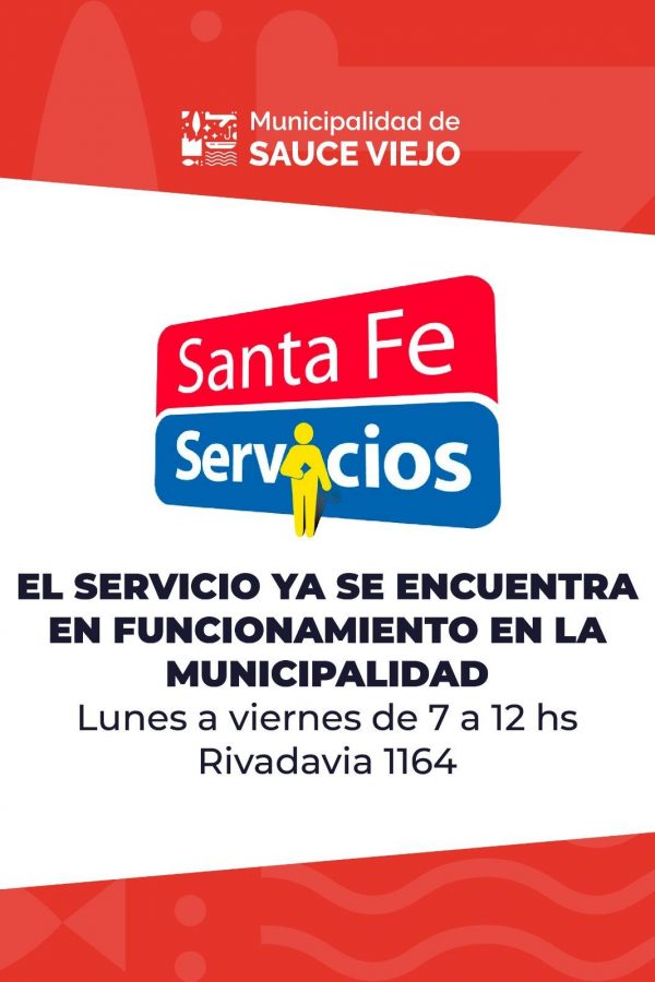 SANTA FE SERVICIOS FUNCIONA NORMALMENTE