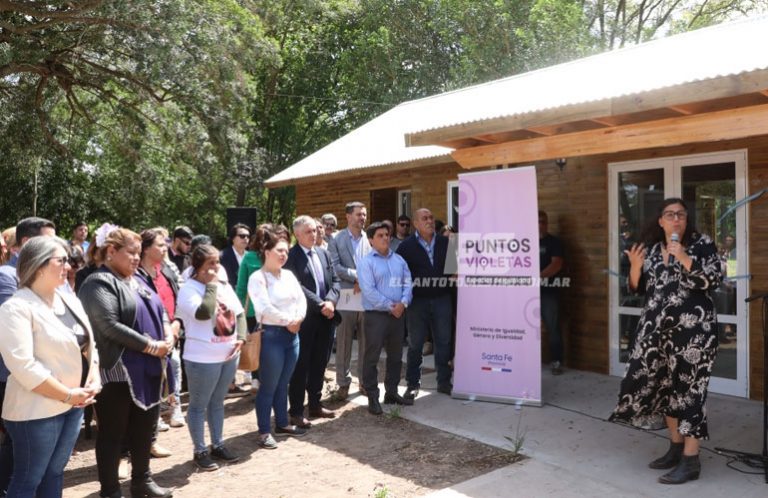 Quedó inaugurado el nuevo Punto Violeta