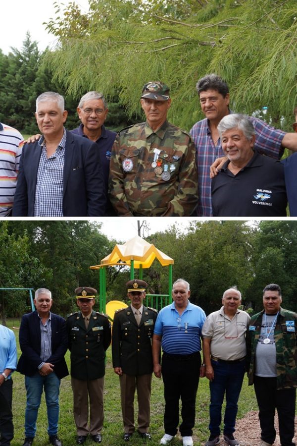 Acto conmemoración a los veteranos y caídos en la Guerra de Malvinas
