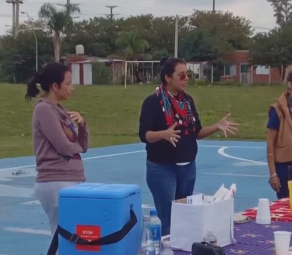 La municipalidad de Sauce Viejo vivió una jornada saludable junto a los vecinos y vecinas del barrio San Cayetano.