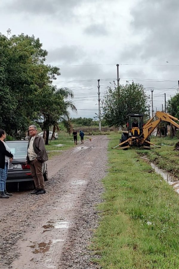 Continúan las reparaciones en las calles de Sauce Viejo: Barrio San Cayetano