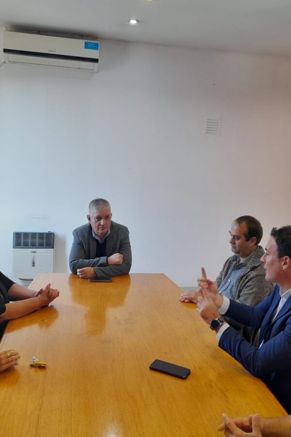 EL INTENDENTE PAPALEO RECIBIÓ A LOS INTEGRANTES DEL JUZGADO DE FALTAS