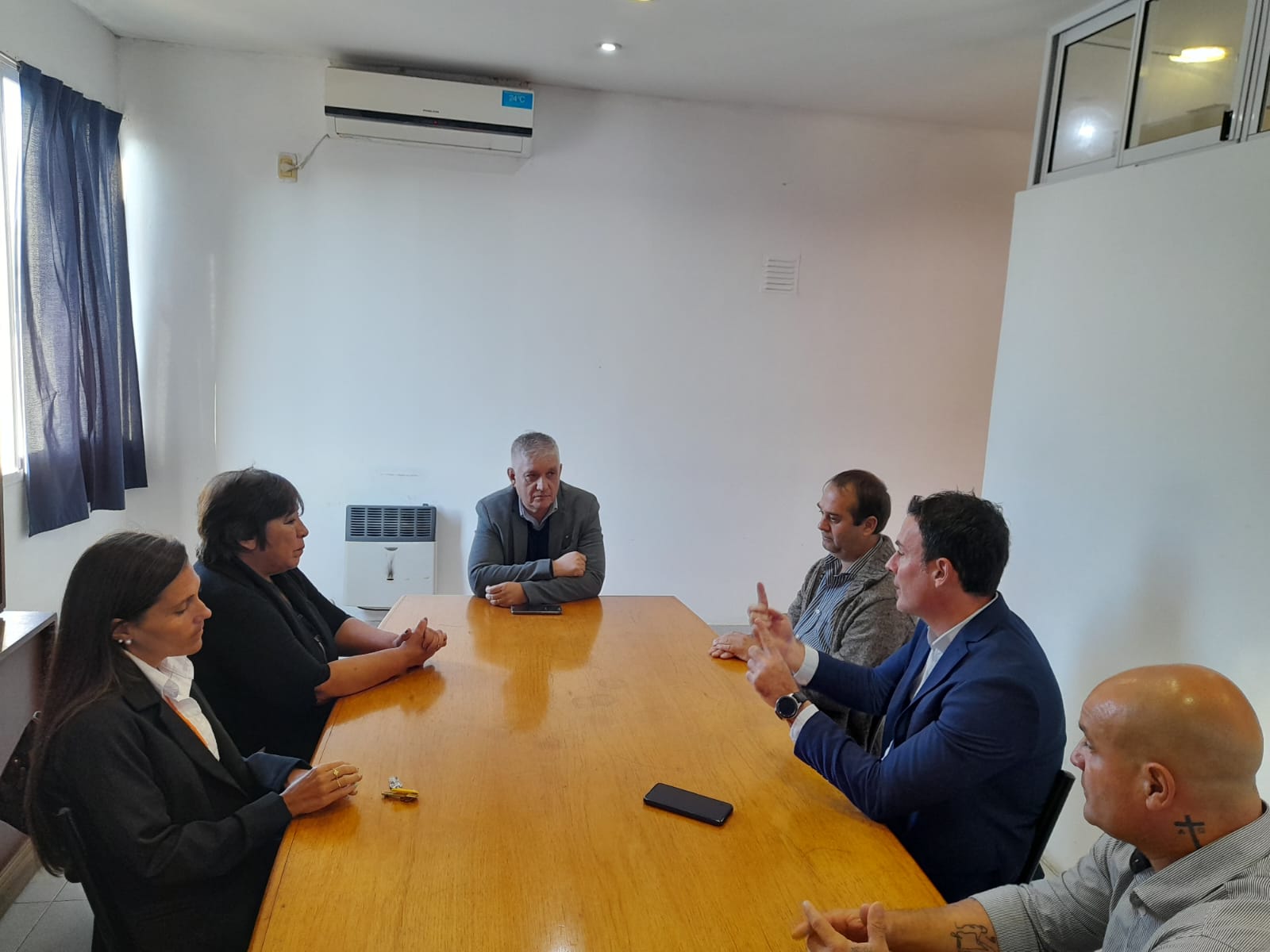 EL INTENDENTE PAPALEO RECIBIÓ A LOS INTEGRANTES DEL JUZGADO DE FALTAS