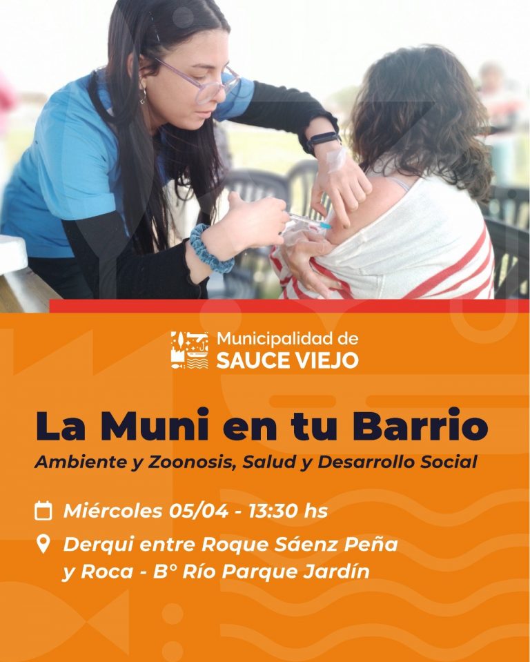 La Muni en tu Barrio estará en Río Parque Jardín