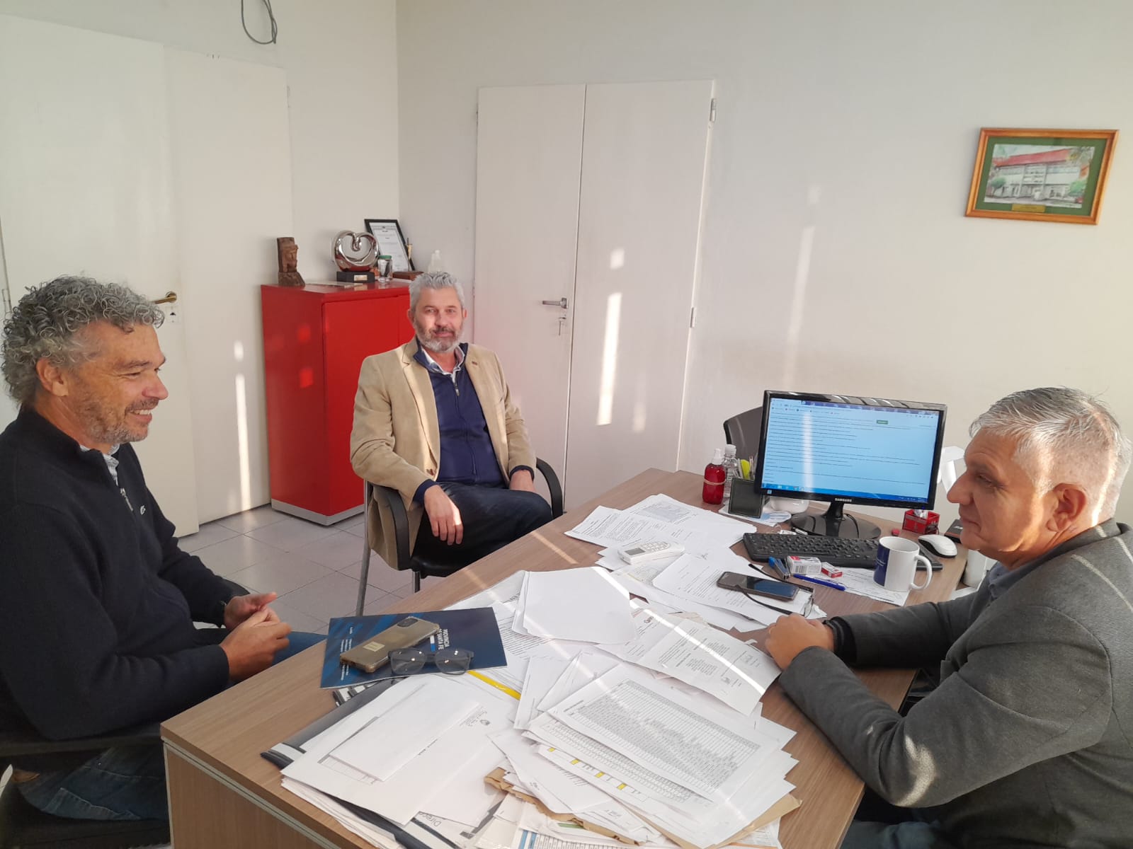 EL DIRECTOR PROVINCIAL DE ODONTOLOGIA VISITÓ SAUCE VIEJO