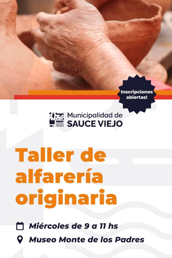 Taller de alfarería originaria en el Museo Monte de los Padres