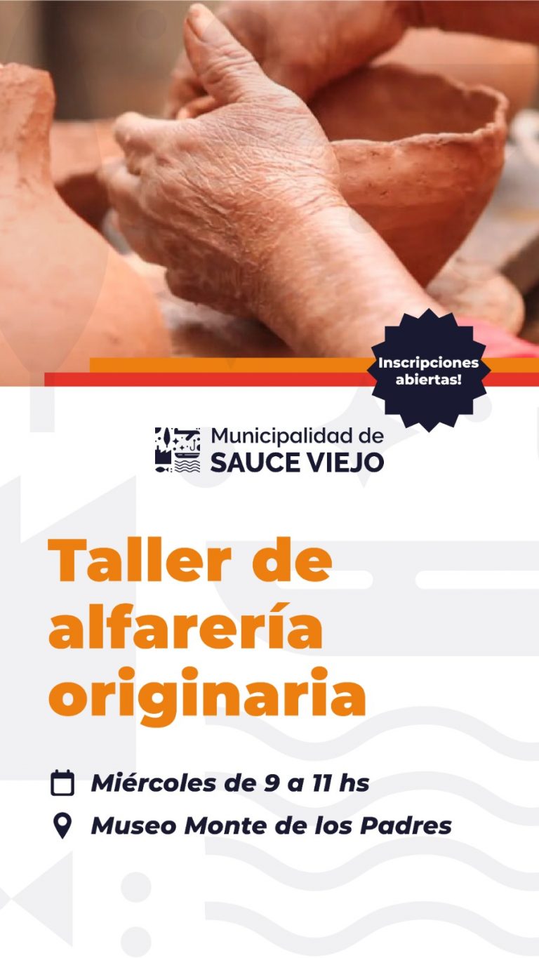Taller de alfarería originaria en el Museo Monte de los Padres