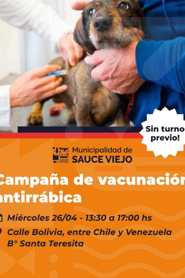 Campaña de vacunación antirrábica gratuita