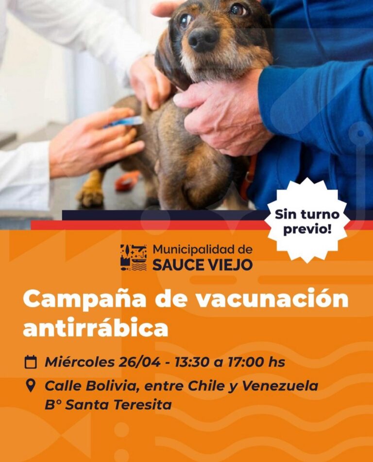 Campaña de vacunación antirrábica gratuita