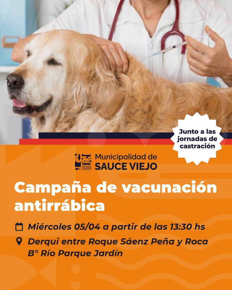 Campaña de vacunación antirrábica gratuita