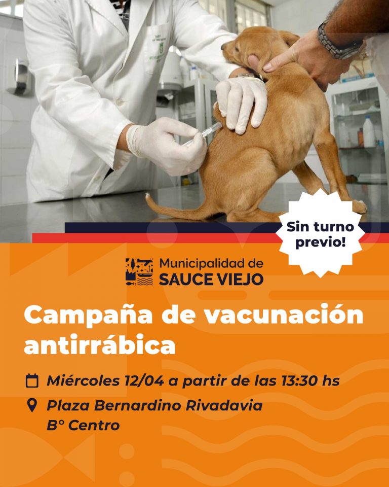 Campaña de vacunación antirrábica gratuita
