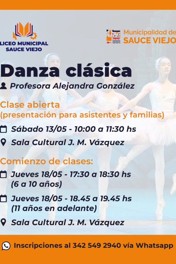 EL LICEO MUNICIPAL DE SAUCE VIEJO YA ESTÁ EN MARCHA: CRONOGRAMA DE ACTIVIDADES PARA MAYO