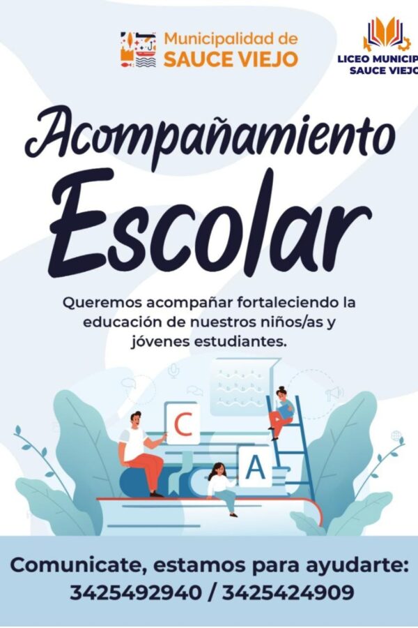 EL LICEO MUNICIPAL CONTINÚA EL ACOMPAÑAMIENTO ESCOLAR EN VACACIONES
