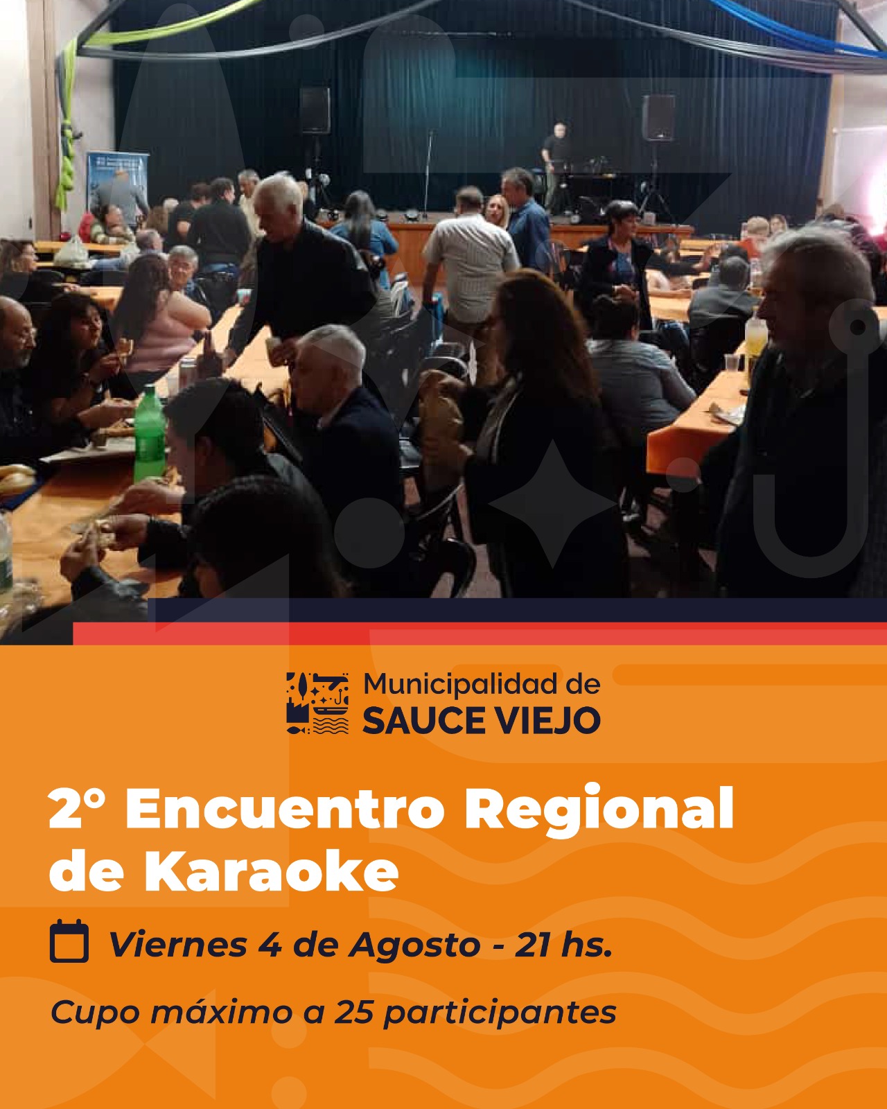 ¡SEGUNDO ENCUENTRO DE KARAOKE REGIONAL EN SAUCE VIEJO!