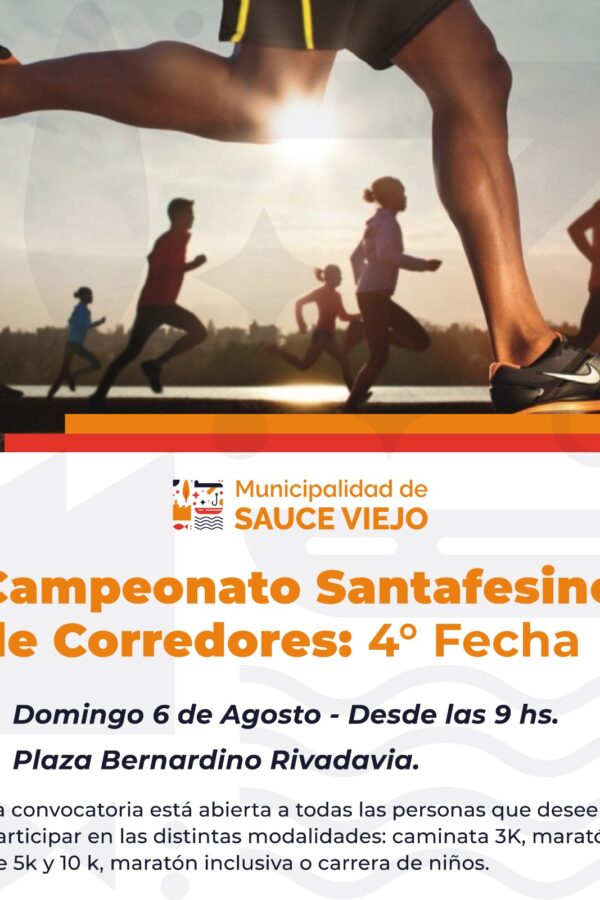 4ta FECHA DEL CAMPEONATO SANTAFESINO DE CORREDORES