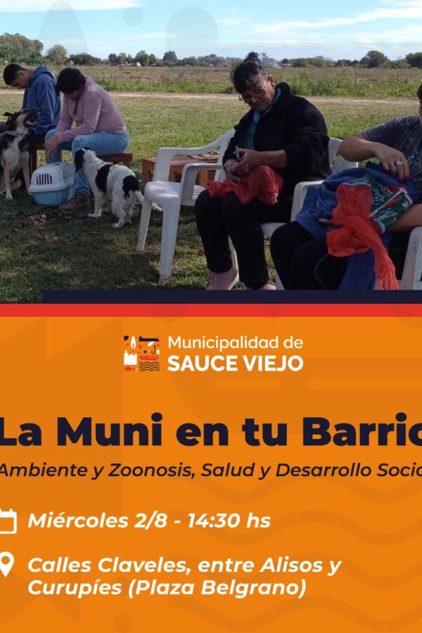 «LA MUNI EN TU BARRIO»: OTRA JORNADA DE CERCANÍA, ESTA VEZ EN EL BARRIO NUEVA DETROIT