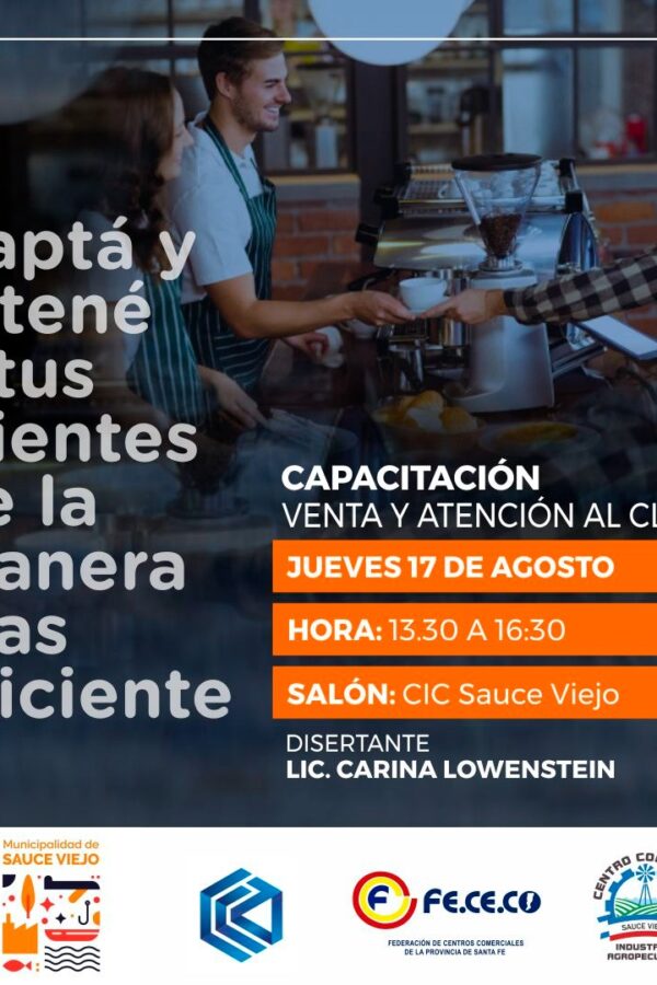 CURSO DE CAPACITACIÓN EN VENTAS Y ATENCIÓN AL CLIENTE: ¡MEJORÁ TU PERFORMANCE!