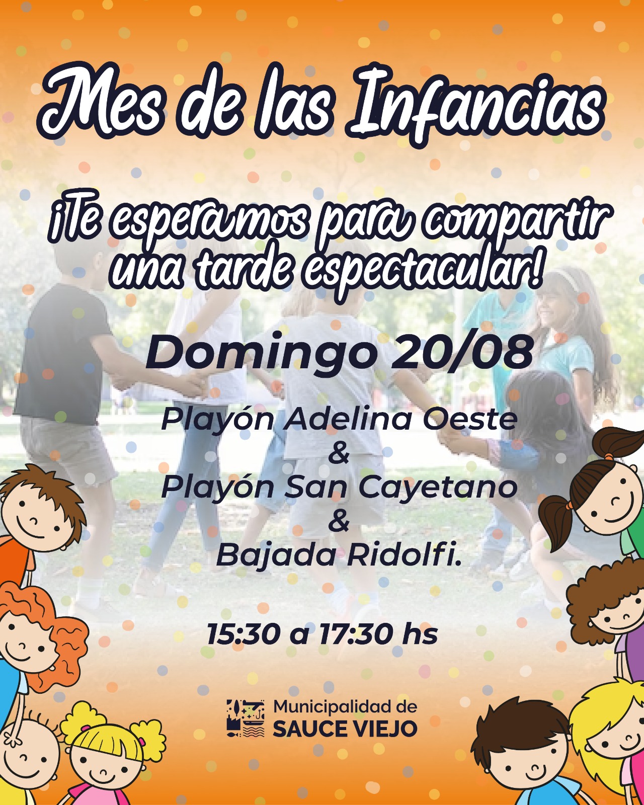 ESTE DOMINGO TE ESPERAMOS A DISFRUTAR LA SEGUNDA JORNADA DEL MES DE LAS INFANCIAS