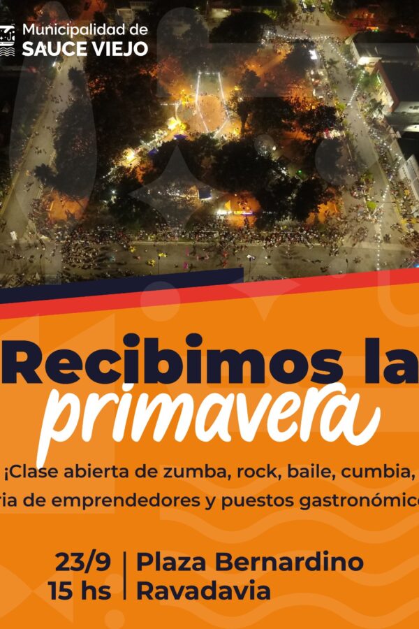 RECIBIMOS LA PRIMAVERA CON UN MEGA EVENTO EN LA PLAZA BERNARDINO RIVADAVIA