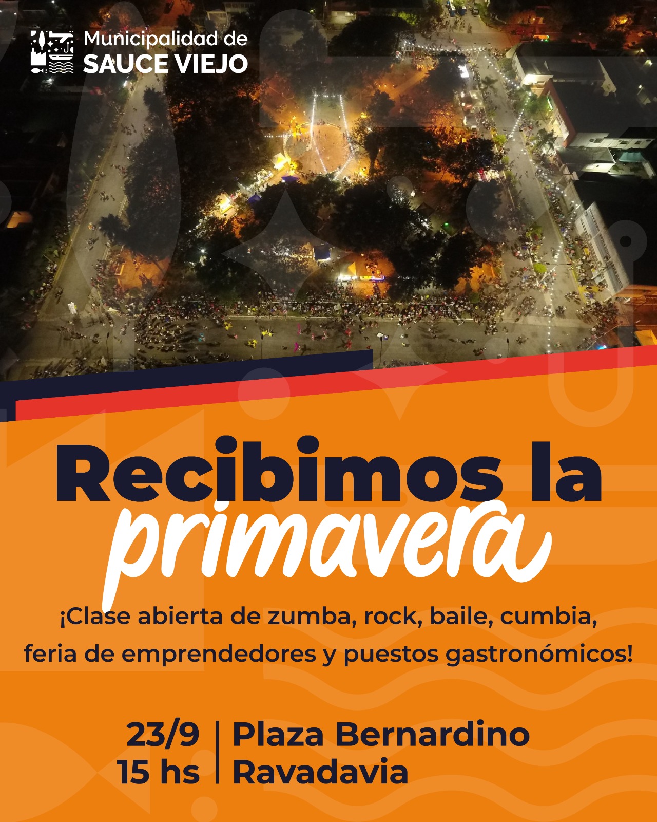 RECIBIMOS LA PRIMAVERA CON UN MEGA EVENTO EN LA PLAZA BERNARDINO RIVADAVIA