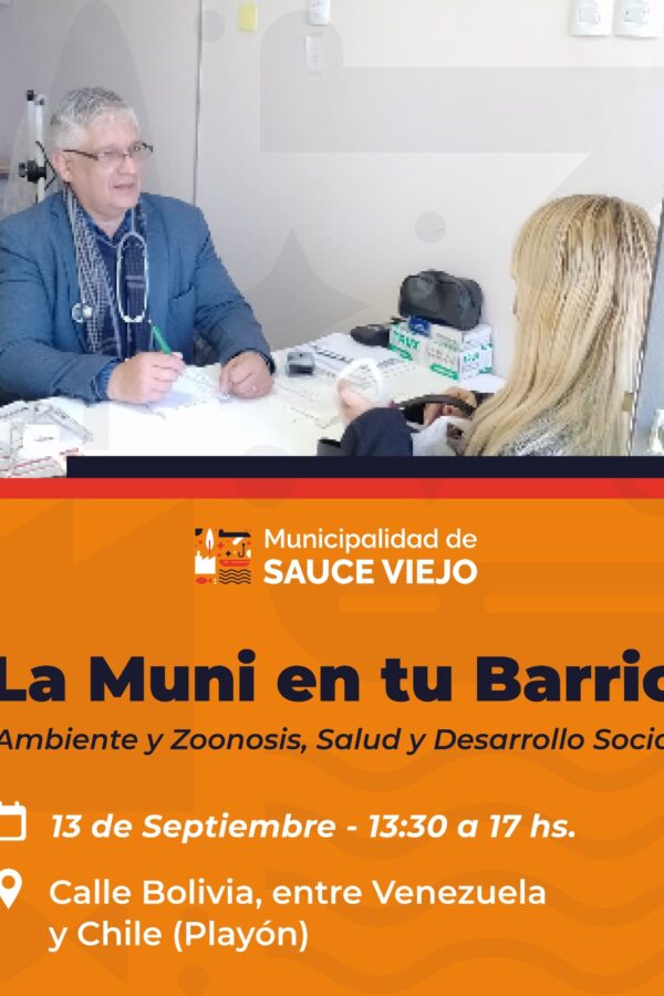 «LA MUNI EN TU BARRIO»: OTRA JORNADA DE CERCANÍA, ESTA VEZ EN EL BARRIO SANTA TERESITA