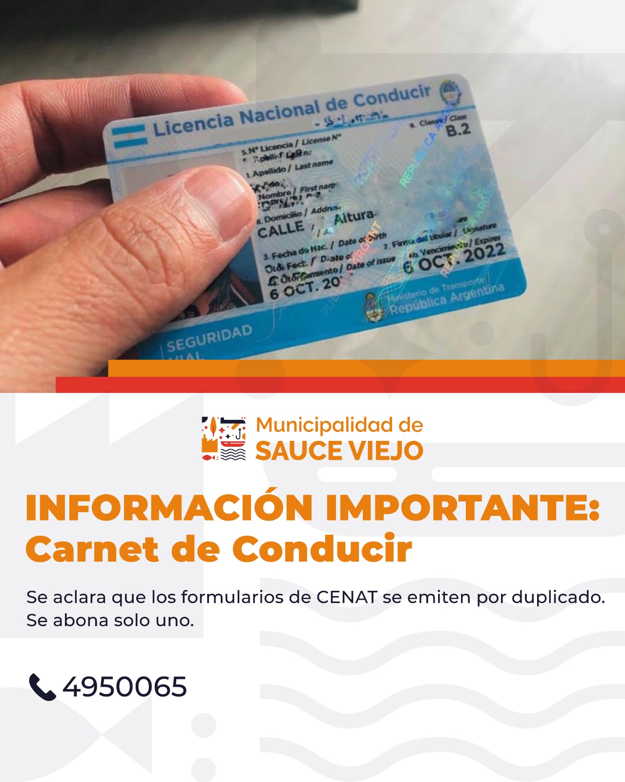 INFORMACIÓN IMPORTANTE SOBRE RENOVACIÓN DEL CARNET