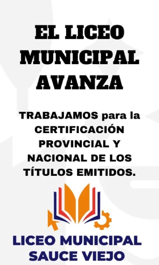 EL LICEO SIGUE AVANZANDO