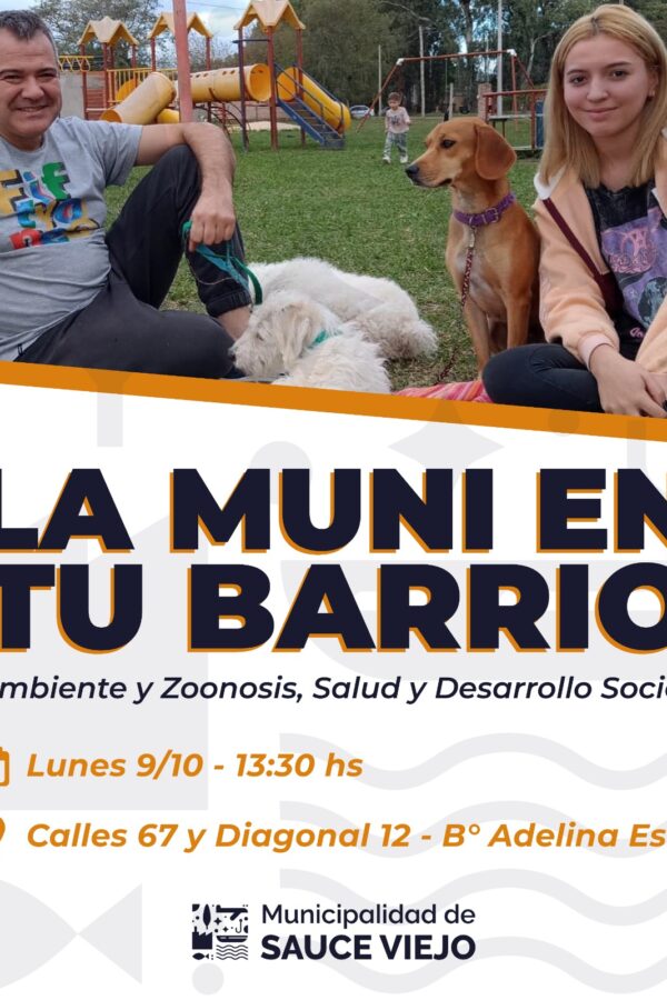 «LA MUNI EN TU BARRIO»: OTRA JORNADA DE CERCANÍA, ESTE LUNES EN EL BARRIO ADELINA ESTE
