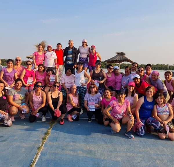 OCTUBRE ROSA: ¡HERMOSO MOMENTO COMPARTIDO EN LA CAMINATA Y CLASES DE RITMOS!