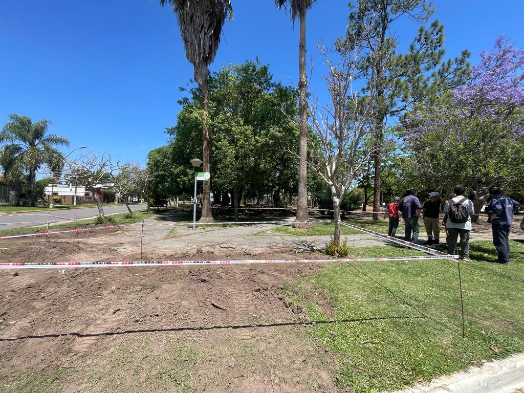 CONTINÚA LA PUESTA EN VALOR DE LA PLAZA BERNARDINO RIVADAVIA