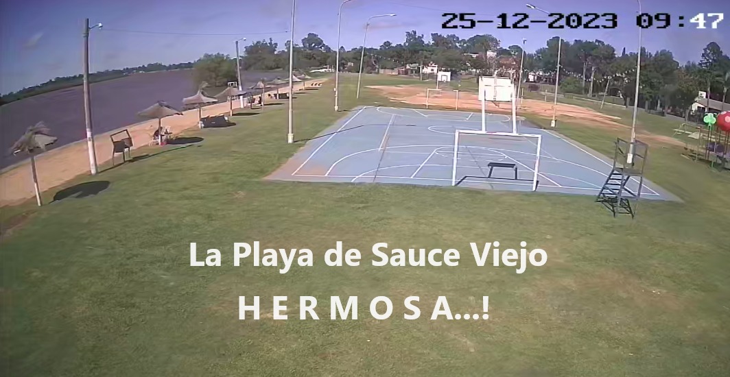 Quedó inaugurada este sábado la playa de Sauce Viejo