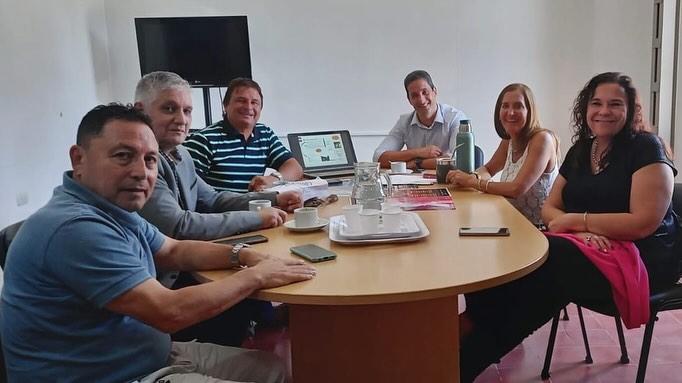 LA SECRETARIA DE TURISMO DE LA PROVINCIA RECIBIÓ AL INTENDENTE MARIO PAPALEO