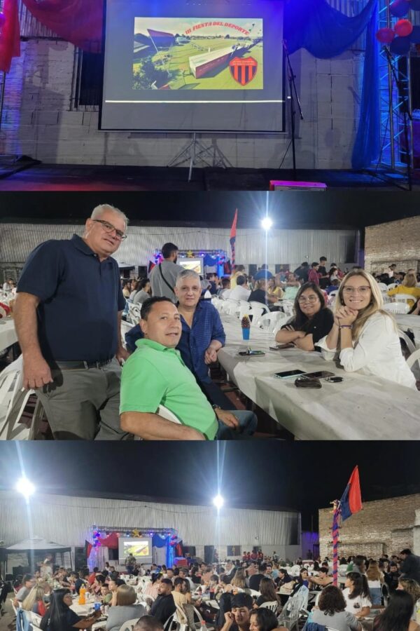 EL INTENDENTE MARIO PAPALEO DIJO PRESENTE EN LA 3° EDICIÓN DE LA FIESTA DEL DEPORTE EN LA VECINAL MANUEL GÁLVEZ