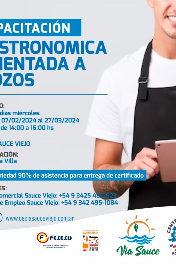 LA MUNICIPALIDAD BRINDA SU APOYO A LA CAPACITACIÓN GASTRONÓMICA ORGANIZADA POR EL CENTRO COMERCIAL