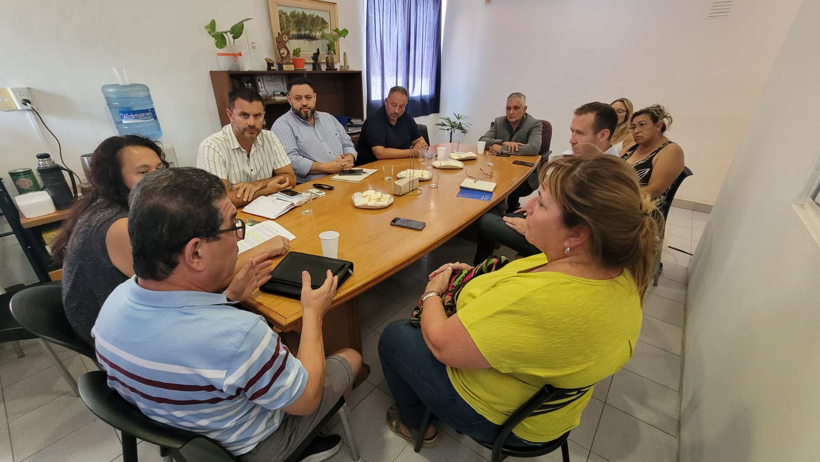 EL INTENDENTE PAPALEO RECIBIÓ AL DIRECTOR DEL REGISTRO DOMINIAL