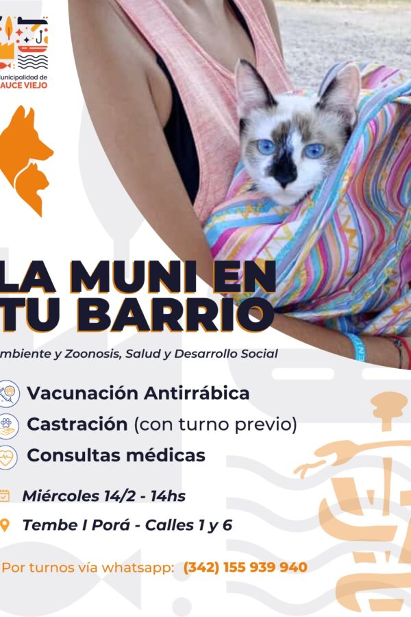 «LA MUNI EN TU BARRIO»: OTRA JORNADA DE CERCANÍA, ESTE MIÉRCOLES EN EL BARRIO TEMBE I PORÁ