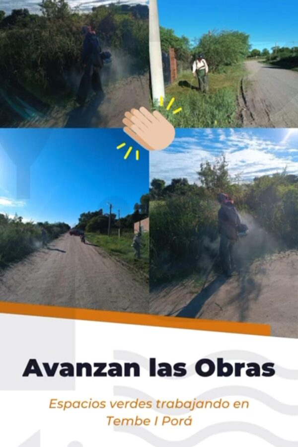 ¡MAS OBRAS EN SAUCE VIEJO!