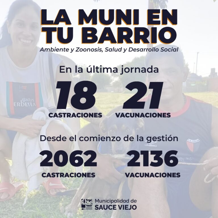 EL OPERATIVO «LA MUNI EN TU BARRIO» NO PARA DE CRECER