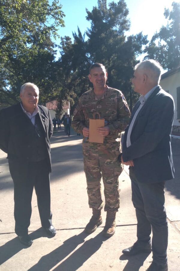 EL INTENDENTE MARIO PAPALEO PRESENTE EN EL ANIVERSARIO DEL BATALLÓN DE INGENIEROS