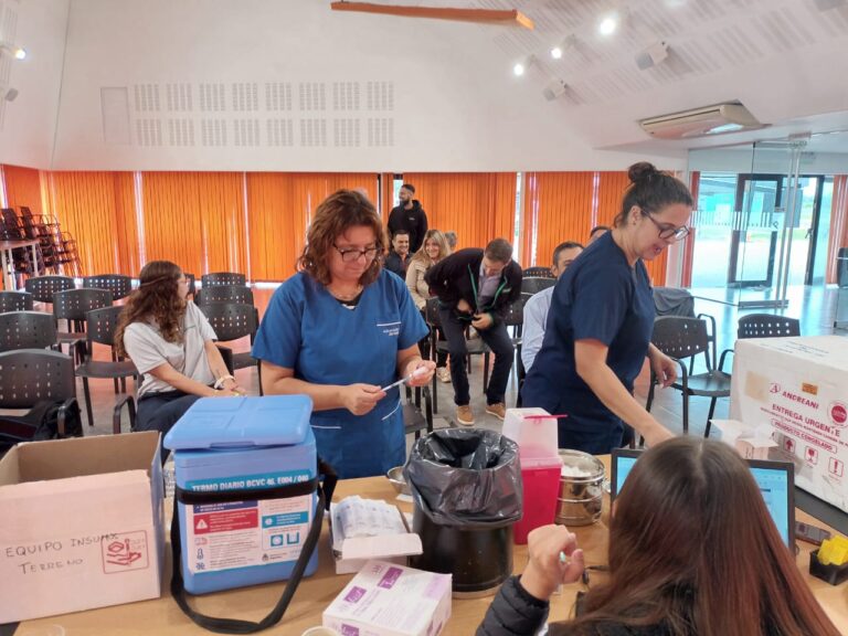 GRAN JORNADA DE VACUNACIÓN EN EL PARQUE INDUSTRIAL