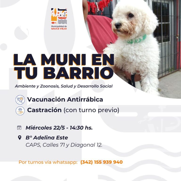 «LA MUNI EN TU BARRIO»: OTRA JORNADA DE CERCANÍA, EL MIÉRCOLES EN ADELINA ESTE