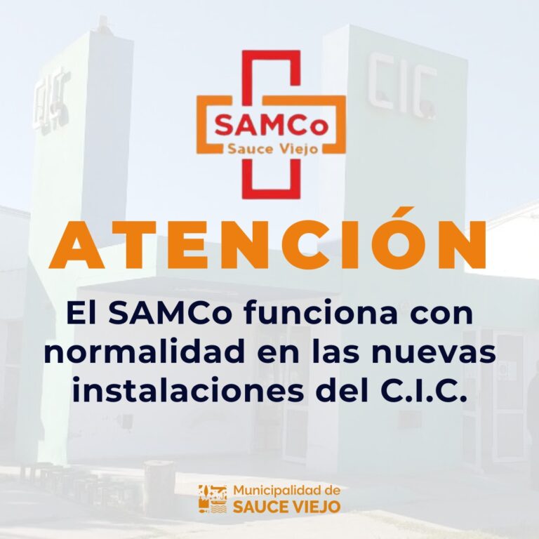 EL SAMCO FUNCIONA A PARTIR DE AHORA EN EL EDIFICIO DEL CIC