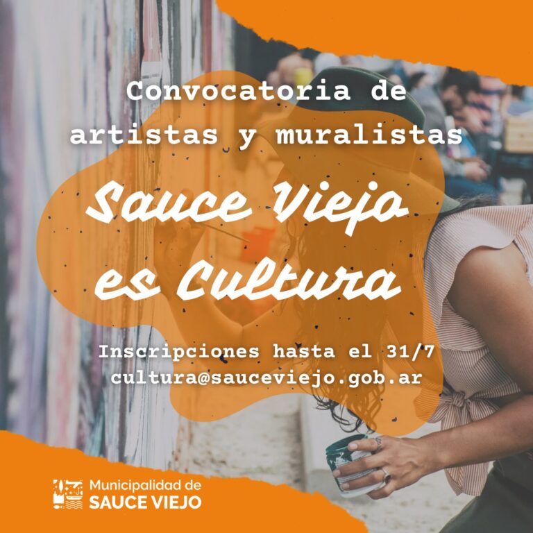 ̈SAUCE VIEJO ES CULTURA: CONVOCATORIA ABIERTA PARA ARTISTAS Y MURALISTAS