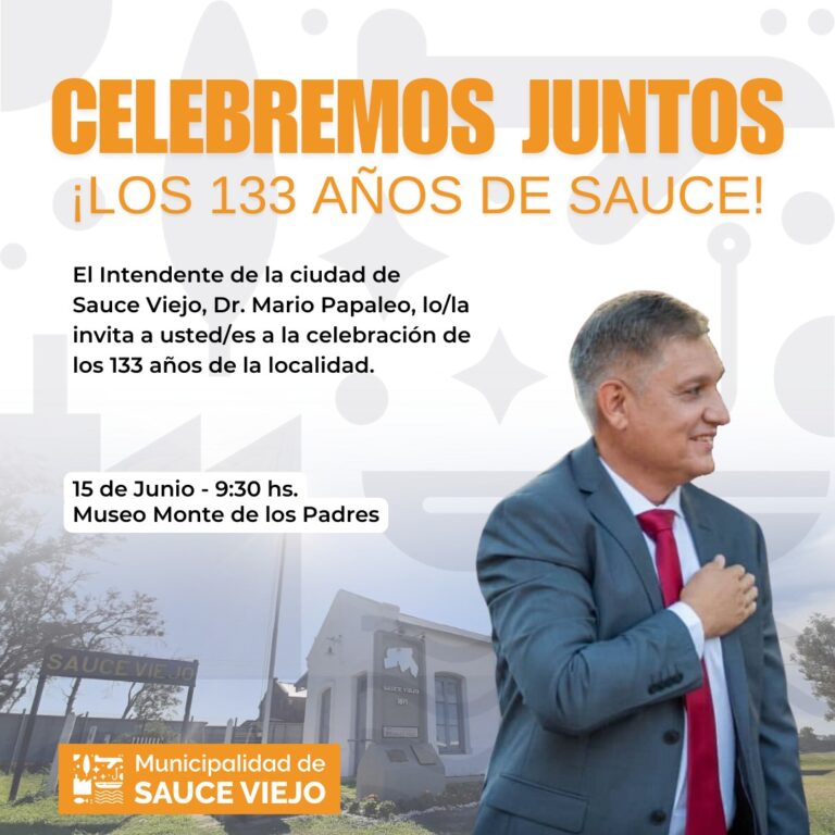 CELEBREMOS JUNTOS¡LOS 133 AÑOS DE SAUCE!