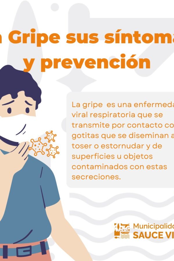 ¡CUIDÉMONOS ENTRE TODOS!Llega el invierno y consigo prevalecen las enfermedades respiratorias.Desde la dirección de Salud de la Municipalidad de Sauce Viejo te invitamos a informarte para poder prevenir.