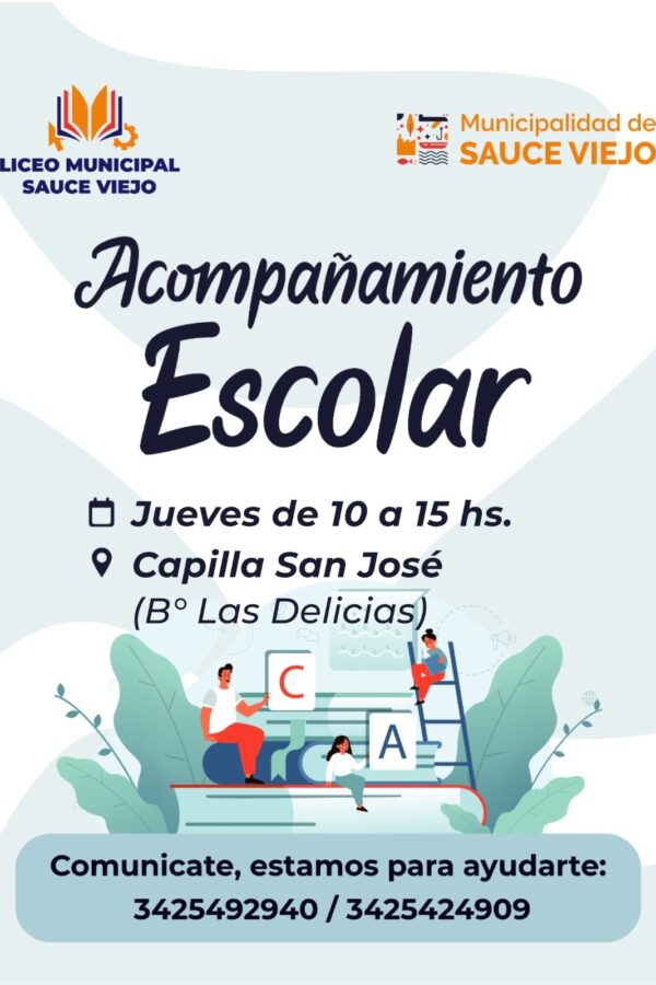 NUEVA SEDE DEL TALLER DE ACOMPAÑAMIENTO ESCOLAR EN BARRIO LAS DELICIAS